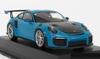 Minichamps 1/43 Scale Porsche 911 (991 II) GT2 RS 2018 (Miami Blue with Silver Wheels) [Imported]