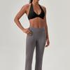 Top Corto Sportivo da Donna con Scollo all'Americana e Profonda Scollatura a V, Senza Ferretto, Tessuto Morbido, Reggiseno Sportivo per Yoga, Allenamento, Fitness, Esercizio