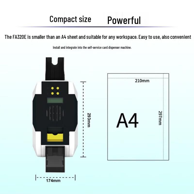 Fagoo FA320E Card Printer CN Plug (adapter Included)