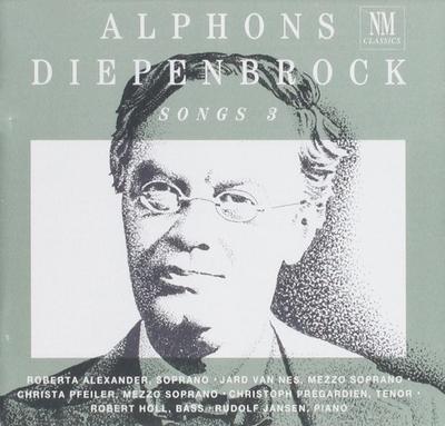CD DIEPENBROCK, PFEIFFER, NES, HOLL; P - Diepenbrock: Songs Volume 3  92052 NM Classics Non Japan Classical Used