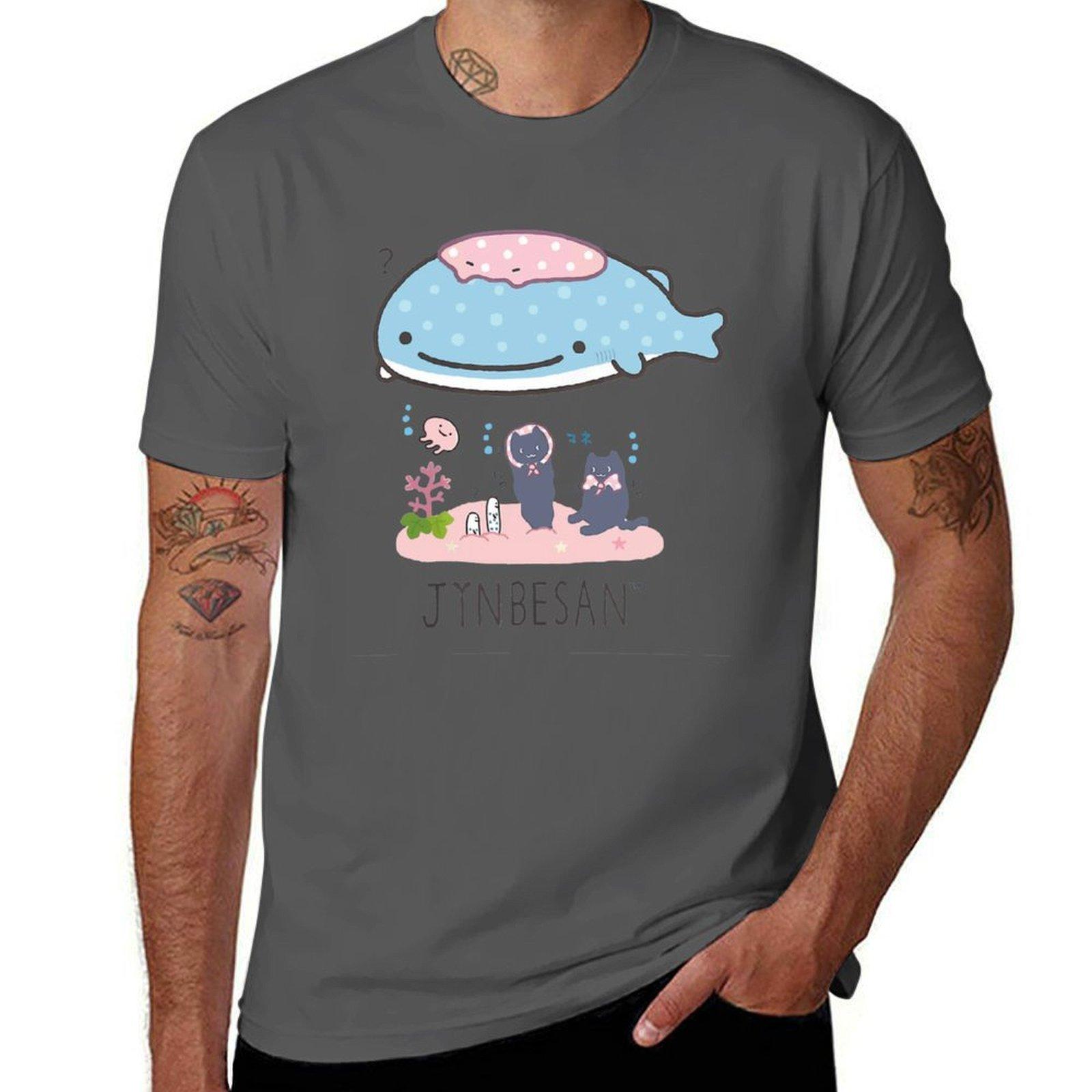 

Jinbesan Group Pose TShirt Simple Trendy Casual TShirt 4XL