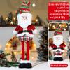Santa Claus Telescopic Doll New Christmas Snowman Xmas Ornament Cute Knitted Elk Doll