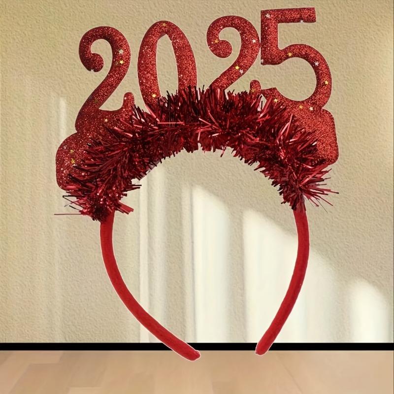 1pc New 2025 Christmas Headband Decoration Creative Headband Christmas Party Decoration Photography Christmas Decoration Props