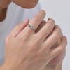 Fashionable Men's & Women's Oval Carved Stainless Steel Ring - RC-734