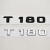 For Mercedes Benz T180 Trunk Emblem Badge Letter Logo Chrome Car Styling Tailgate Sticker Nameplate Accessories Replacement AR1