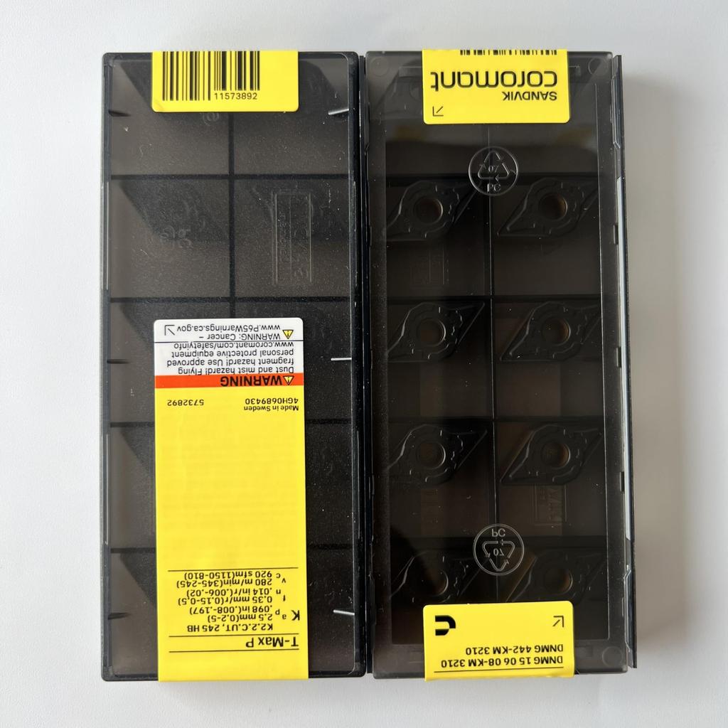 SANDVIK / DNMG150608-KM 3210 / Original Swedish hard alloy blade 10 Pcs
