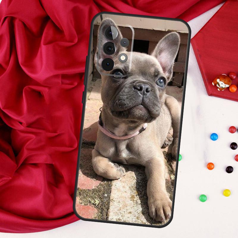 French Bulldog For Samsung Galaxy A26 A05 A06 A16 A54 A34 A14 A22 A32 A52 A55 A35 A15 A53 A13 A56 A36 Case