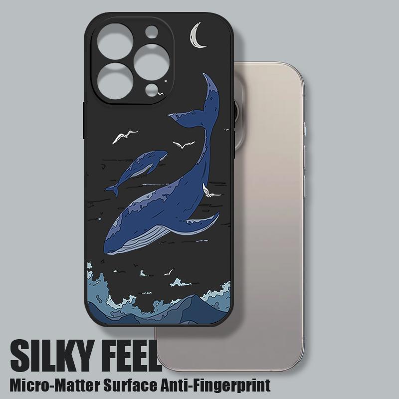 Shark Animal Patterned Phone Case For Samsung Galaxy S25 Ultra S24 S23 S22 Plus S21 FE A15 A16 A35 A36 A54 A55 A56 5G Shockproof Soft TPU Lanyard Case