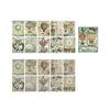 20 Sheets Aesthetic Scrapbooking Paper Retro Decorative Paper for Journal Planner Album Scrapbook Embellishment Supplies