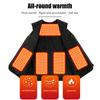 Heating Waistcoat 5 Heating Zones 3 Adjust Mold Comfortable to Wear V