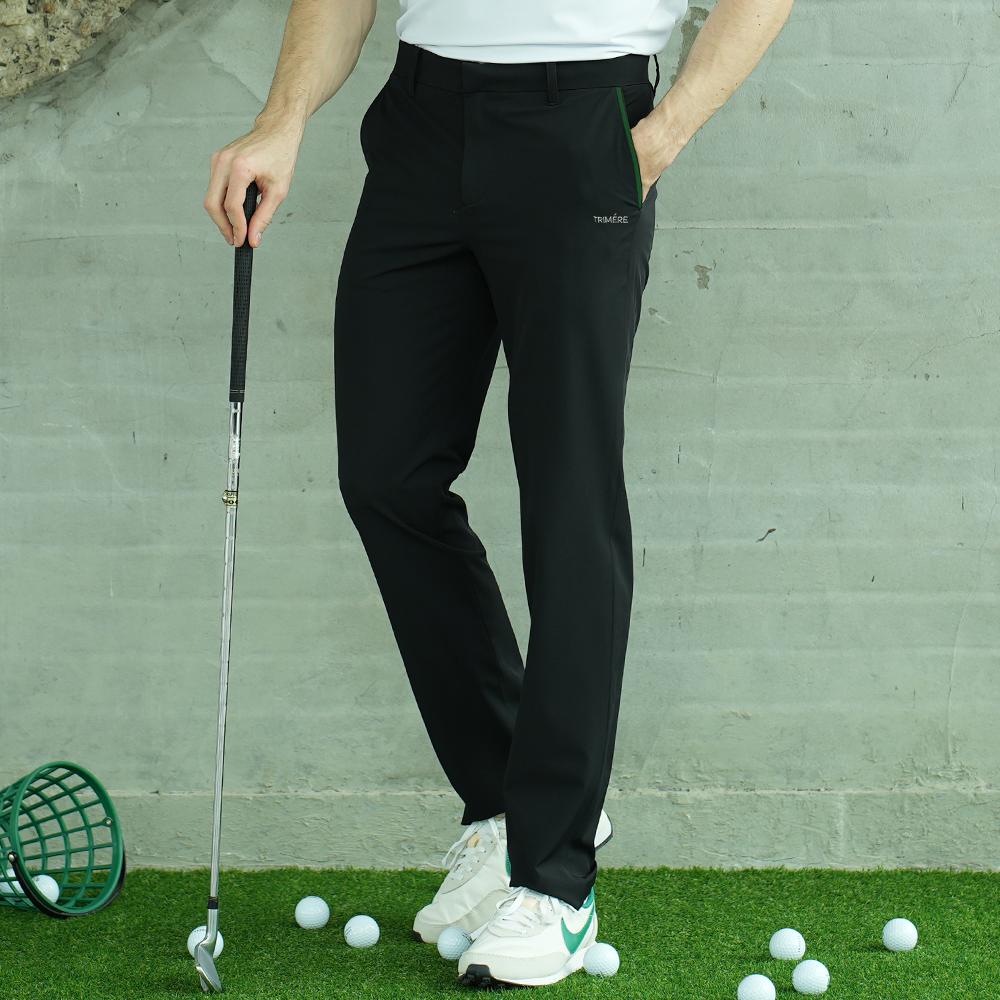 TRIMERE Summer Stretch Slim Fit Pants Men'S Black