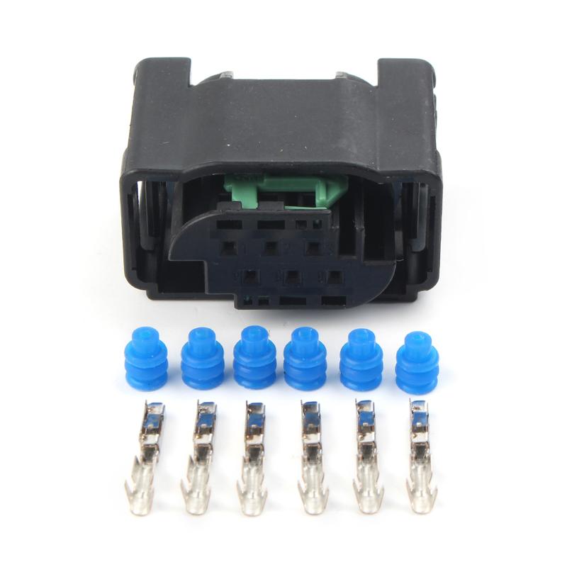 1Pcs New Connector W 6 P and 6 Seals for   Electronic Throttle Body Car Accessories Parts