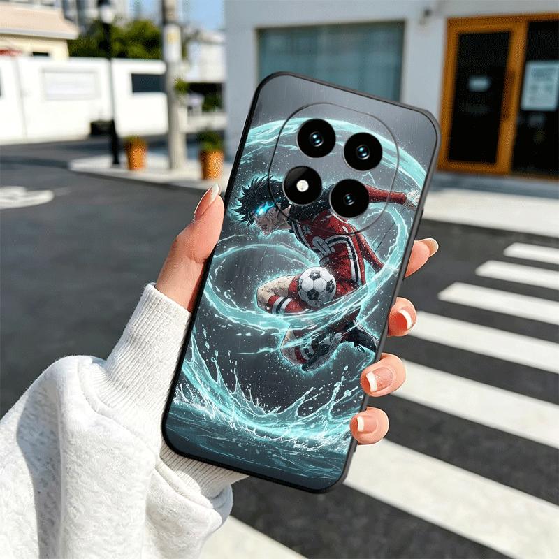 Blue L-Locks Isagi Yoichi Soft Phone Case for Xiaomi Redmi Note 12 13 14 15 Pro Plus 11 12S 11S 11T 10 4G Black Cover Back Shell