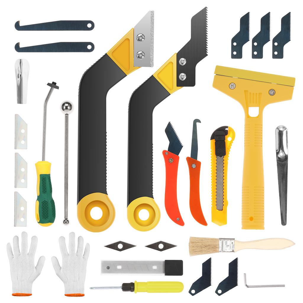 Tile Gap Grout Cleaning Remover Wall Floor Tiles Joint Cleaner Scraper Tool Gap Cleaning Knife for Floor Tile Cleaning Hand Tool