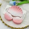 3pcs/set Gradient Dreamy Shell Hair Claw Clips Ocean Beach Conch Hair Clip Seashell Matte Shark Clip Headwear Hair Accessories