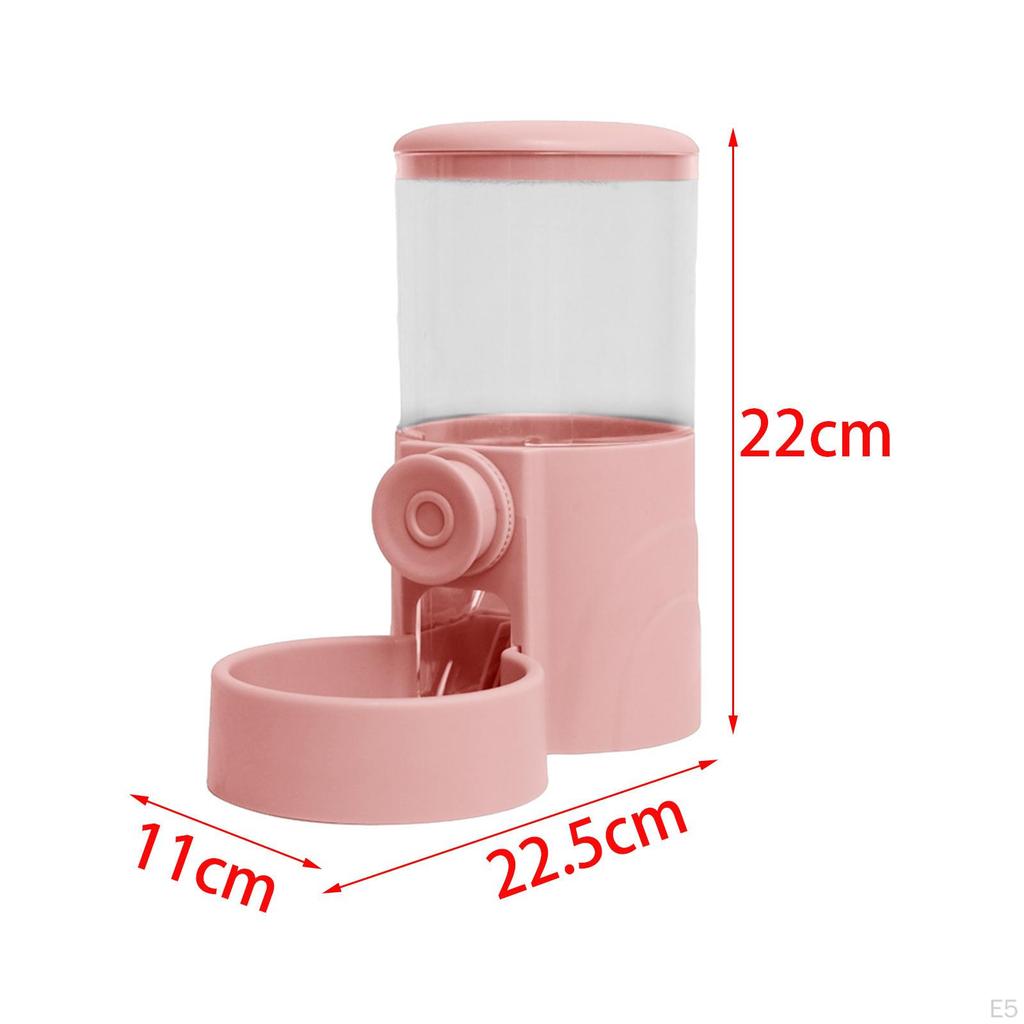 Automatic Cat Dog Feeder Cage Hanging Dispenser Pet Supplies Gravity Food Container