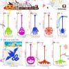 Halloween Sticky Hand Stretchy Pumpkin Spider Web Elastic Sticky Sensory Toys Halloween Party Gifts For Kids Adult