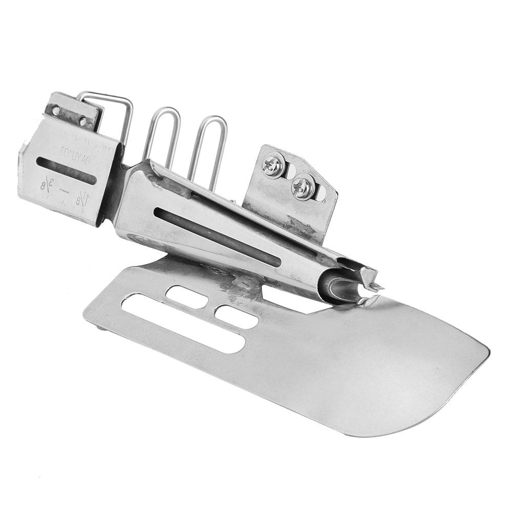 Overlock Einfasser rechter Winkel Saum Industrie Nähmaschine Ordner Aufsatz Doppelt gefaltet 38