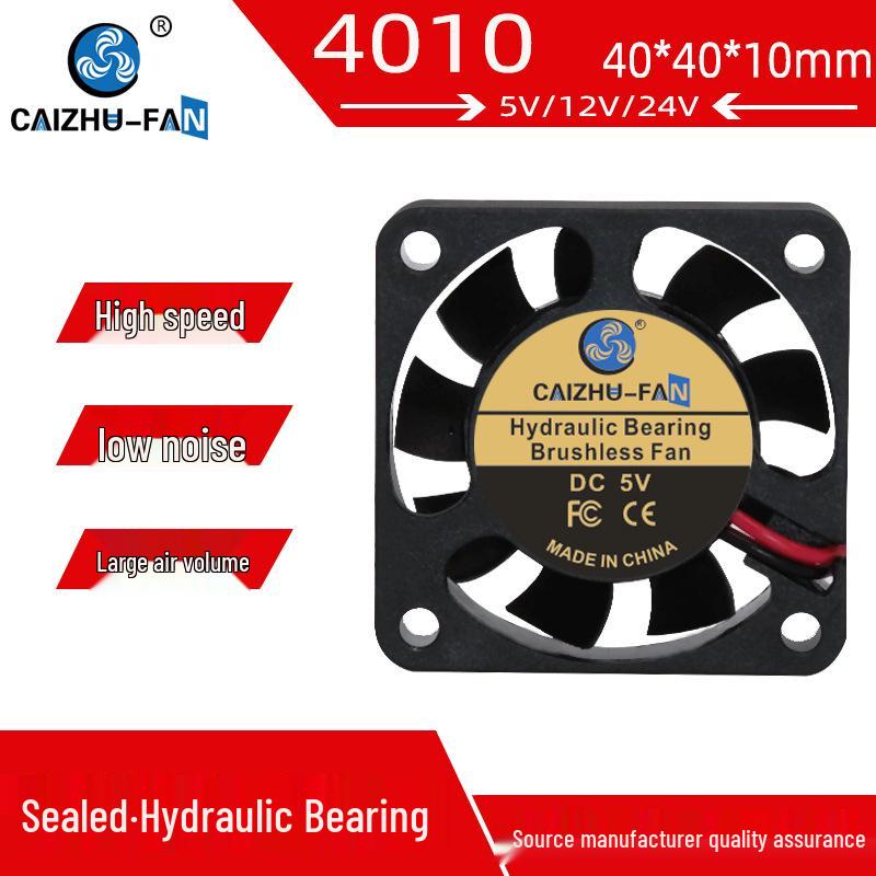 4010 Hydraulic Cooling Fan for 3D Printers, Humidifiers, Aroma Diffusers - 5V/12V/24V DC