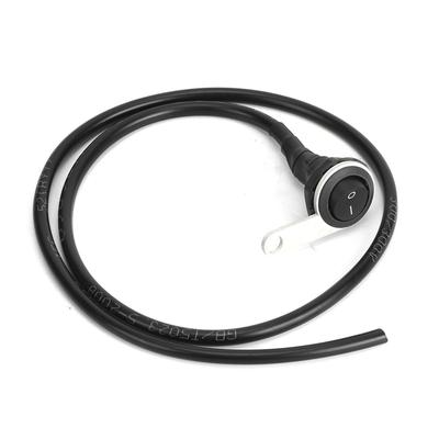 Wasserdichter einzelner Stahlscheinwerfer-Lenkerlichtschalter für Motorrad-ATVs, Modifikation 22 mm