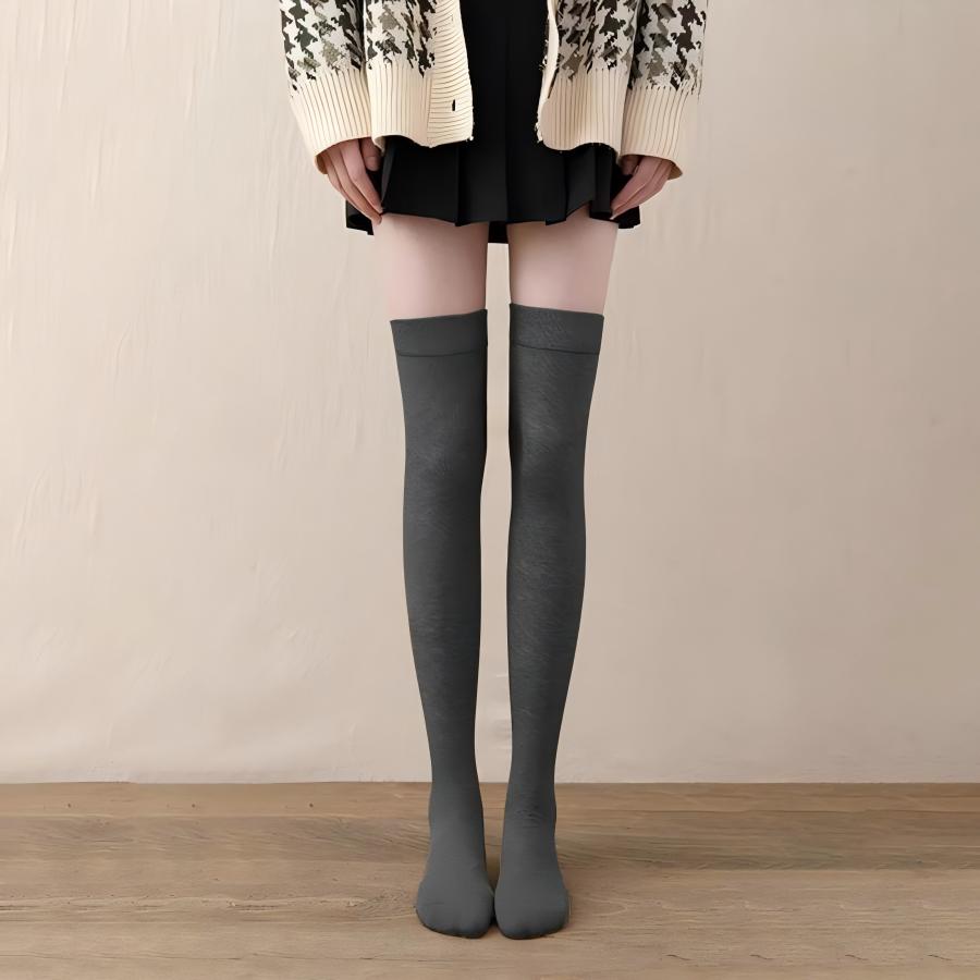 Women New Winter Warm Long Socks Thick Thermal Knee High Overknee Breathable Harajuku Jk Long Overknee Calf Socks