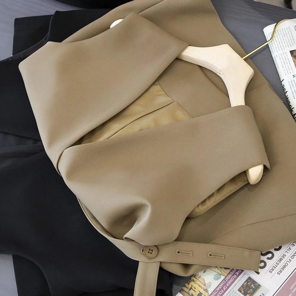 Damen Weste Mantel Frühling Herbst Ärmellos Bequem Mode Damen Anzugweste Vielseitig Locker Lässig Damen Weste