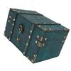 Vintage Treasure Chest Box 8.54x5.91x5.12in Wooden Retro Jewelry Storage Box Versatile Decorative Treasure Box for Home Bedroom