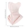 Summer Face Mask with Scarf Sun Protection Breathable Women Face Mask Outdoor Travel Ice Sense Face Neck Protection