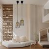 Pendant amber hanging ceiling 1 dining living interior ceiling adjustable cord length track includes daylight white LED light, glass, glass, light,