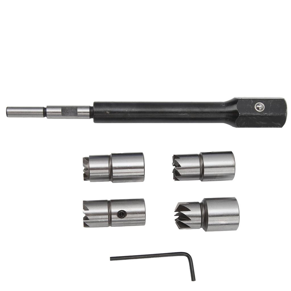 5 st Dieselinjektorsätefräsverktygssats Hög hårdhet Robust Praktisk med sexkantnyckel för CDI-motorer