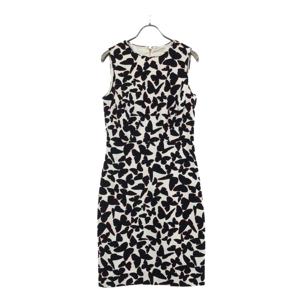 

Kate Spade All-over butterfly pattern No sleeve one piece 2 Back zip Women Used