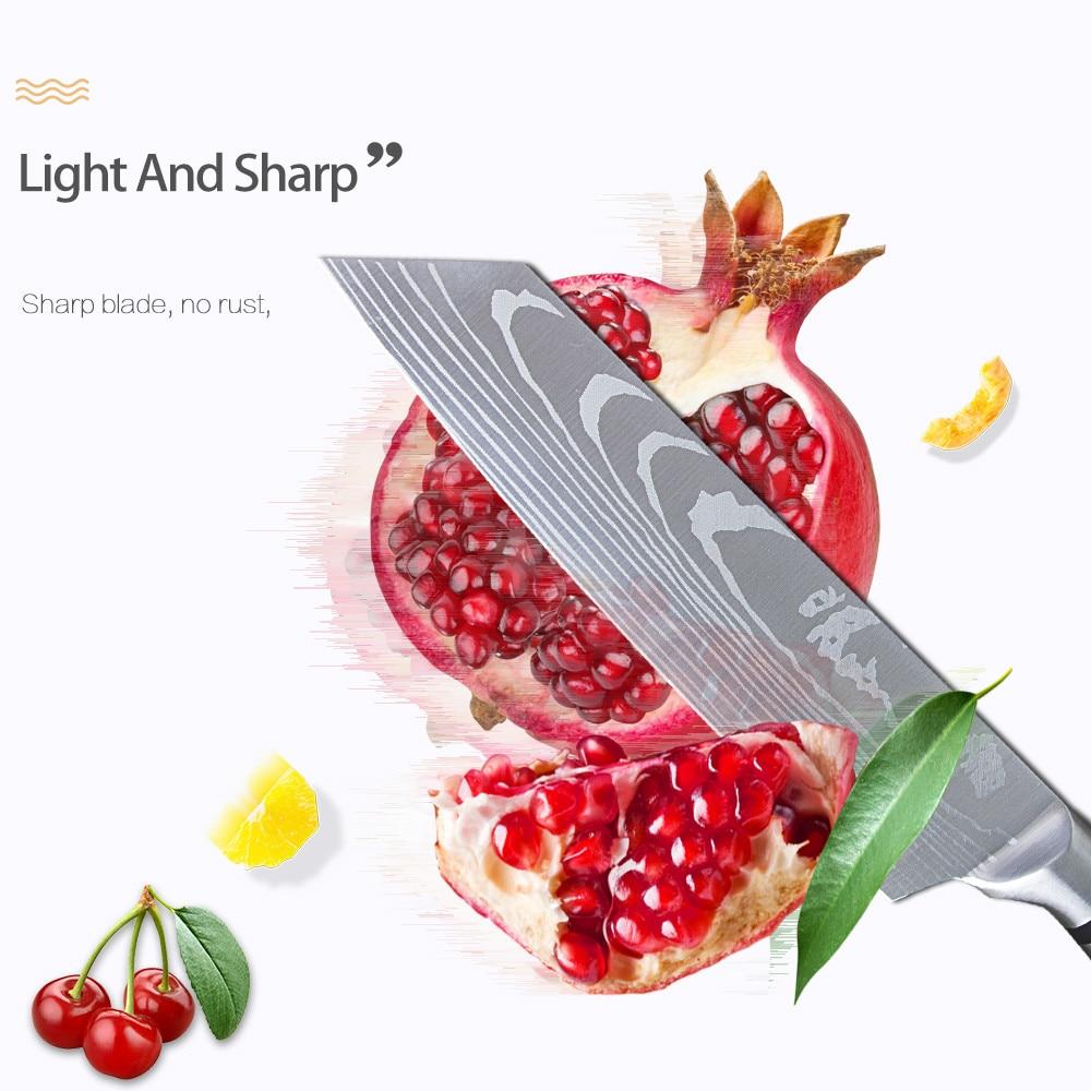 8-Zoll-japanisches Küchenmesser von The Habit of A Knife, Küchenmesser aus Edelstahl