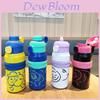 Outdoor Stainless Steel Thermos Cup With Straw For Students And Travelers