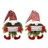 Christmas Wall Hanging Home Decoration Wreath Christmas Ornaments Santa Claus Theme Exquisite Christmas Decoration Gift 50x30x3cm