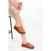 Women's Genuine Leather Anatomical Sole Casual Sabo Slippers