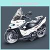 Motorcycle Scooter Kids Model Toy With Sound Light Music For Visual Auditory And