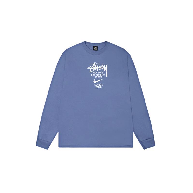 STU SS25 dice printing long-sleeved t-shirt for men and women of the same style, spot classic