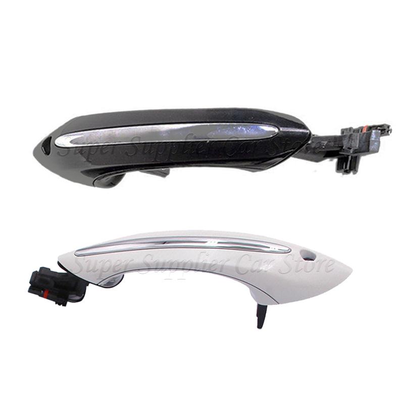 For BMW F01 F03 F04 F07 F10 F06 F11 Front / Rear Left / Right Pearl White Door Handle Keyless Go 51217231932 51217231933