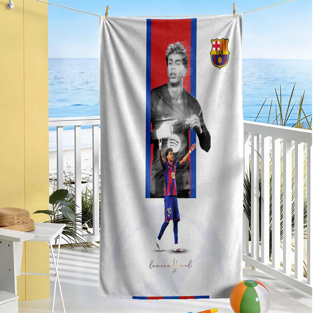 Lamine Yamal World Cup Celebration Beach Towel Super Soft Microfiber Quickdry Fabric Comfortable Lightweight