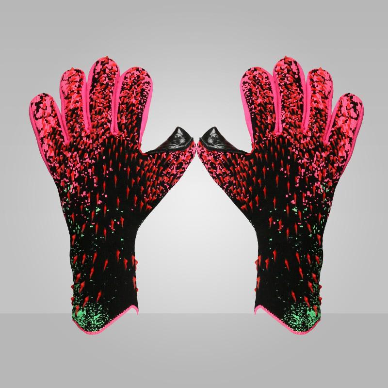 Professionele Voetbaldoelmanhandschoenen Kinderen Jeugd Voetbaltraining Met Dikke Latex Handpalm Antislip Grip