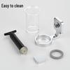Wall-Mounted Toothbrush & Toothpaste Holder with Suction Cup and Rinsing Cup