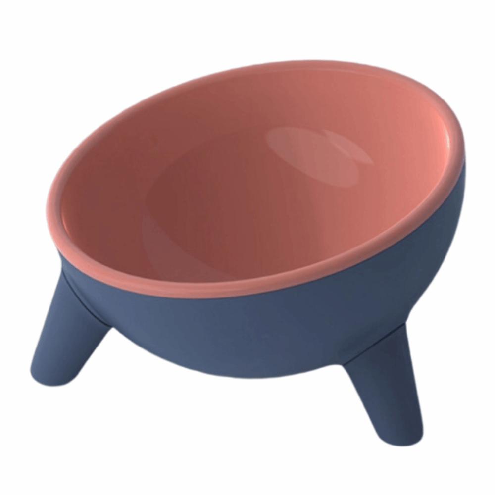 

Миска для еды и воды для кошек против рвоты, наклон 15°, приподнятая миска для кормления питомцев, аксессуары для собак красный