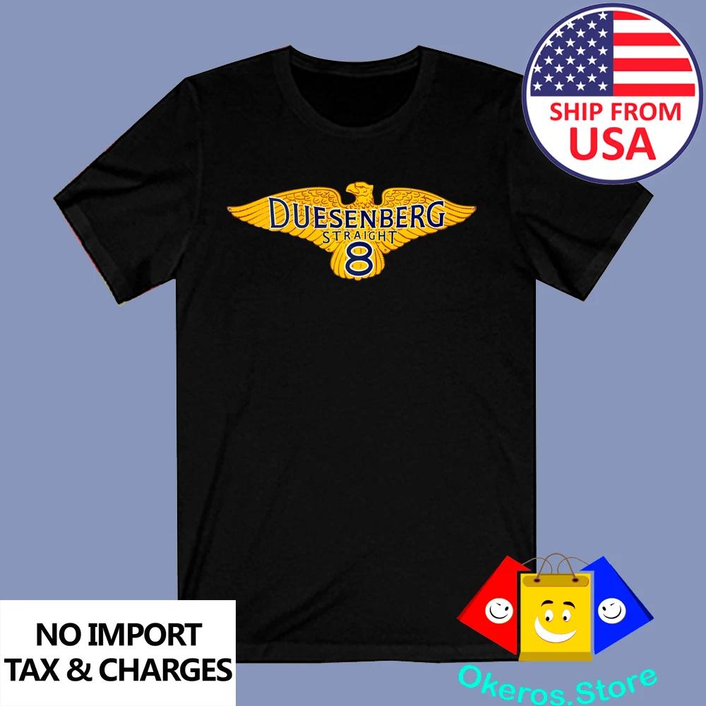 Duesenberg Automobile Car Men s Black Size S to 3XL M