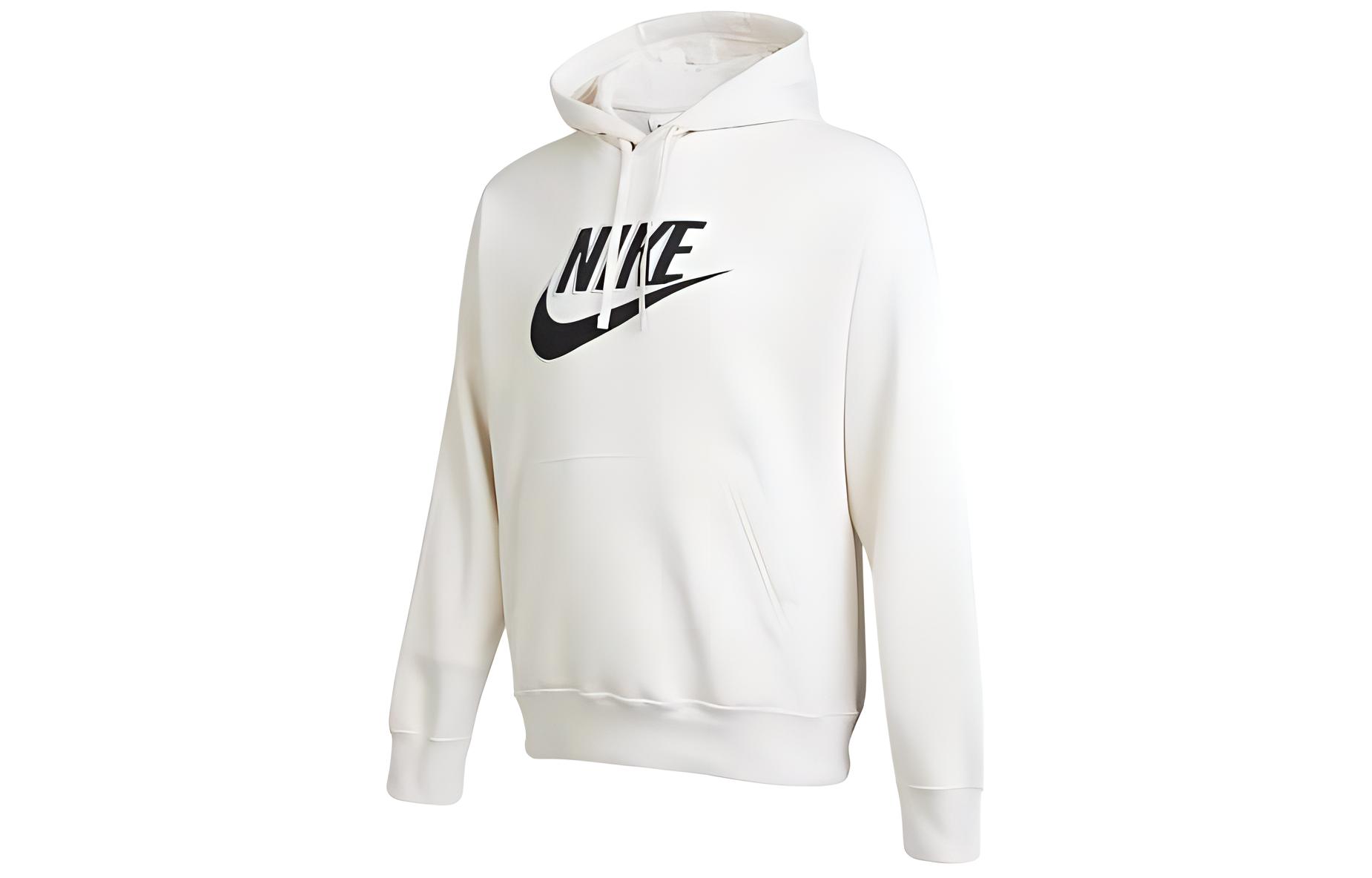 Nike Sweatshirts Men s White Hooded Moderate Other DX1518-309 XL