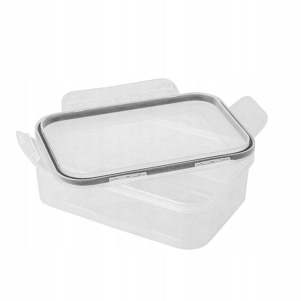 Plastic Food Container With Lid, Rectangular Airtight, 1 Piece