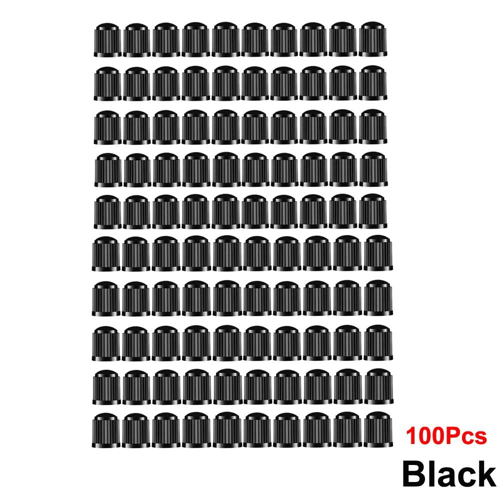 10/25/50/100 buc Capace de supape de anvelope, Capace de praf din plastic pentru tija de anvelope de masina Capace de supape universale pentru masini, motociclete, bicicleta, bicicleta
