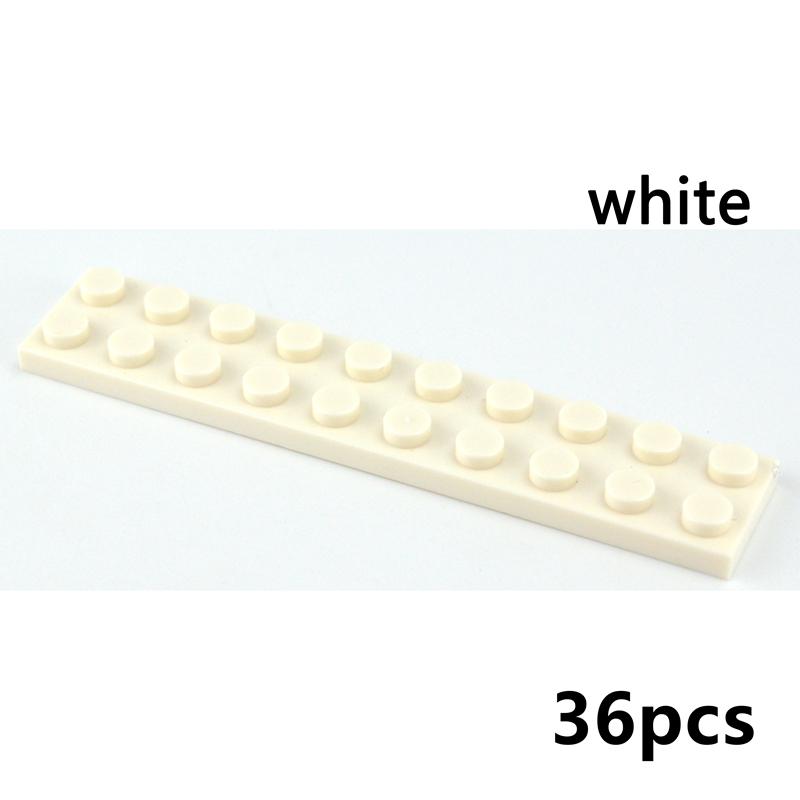 DIY Building Blocks Thin Figures Bricks 2x6 2x8 2x10 Dots Colorful Educational Creative Size Compatible all brand Toys for Kids