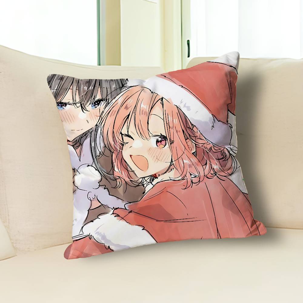 W-Whisper Me a Love Song Manga Celebrity Merchandise All-Match Printed Pillow Case Sofa Car Office Room Decoration Protector