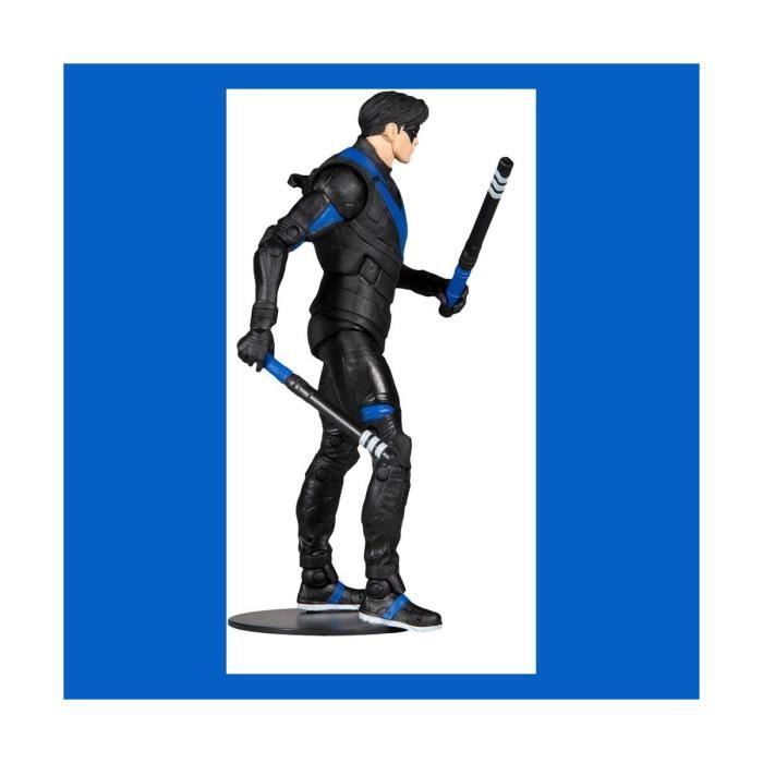 Figurine - mcfarlane toys - nightwing - 18 cm - dc gaming - détails gotham knights