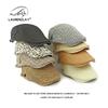 Men's Straw Hat Beret: Spring/Summer Sun Protection, Retro Duckbill Newsboy Cap.